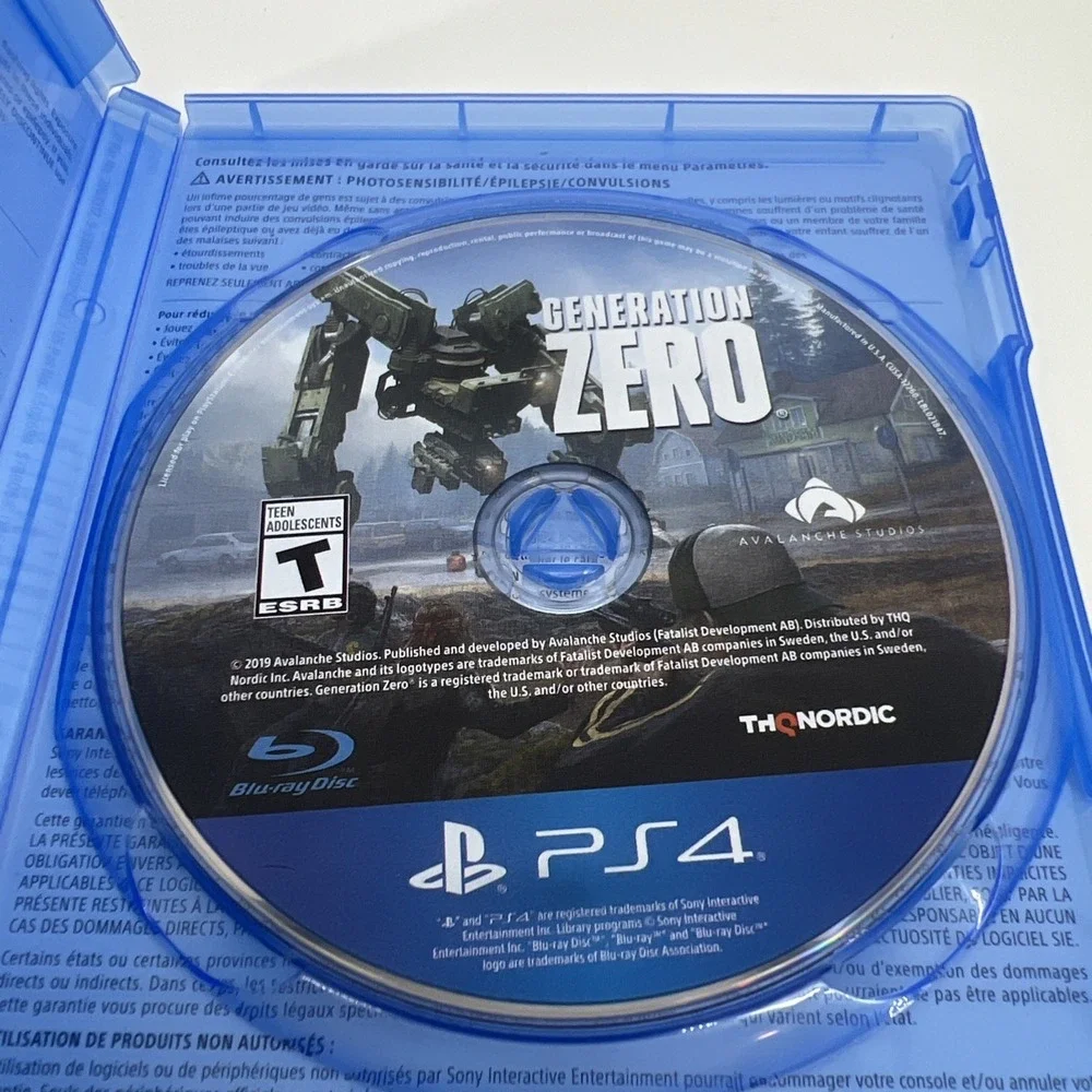 G514 Generation Zero - Sony PlayStation 4